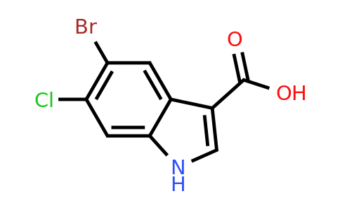 CAS 1467062-16-3 | 5-bromo-6-chloro-1H-indole-3-carboxylic acid