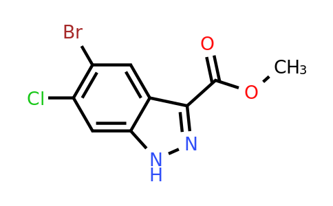 CAS 1467062-19-6 | methyl 5-bromo-6-chloro-1H-indazole-3-carboxylate