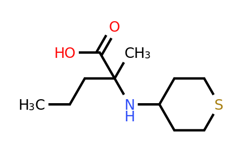 CAS 1467124-44-2 | 2-methyl-2-[(thian-4-yl)amino]pentanoic acid