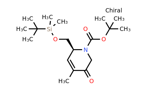 CAS 1467157-44-3 | tert-butyl (6S)-6-{[(tert-butyldimethylsilyl)oxy]methyl}-4-methyl-3-oxo-1,2,3,6-tetrahydropyridine-1-carboxylate