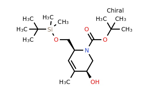 CAS 1467157-45-4 | tert-butyl (3S,6S)-6-{[(tert-butyldimethylsilyl)oxy]methyl}-3-hydroxy-4-methyl-1,2,3,6-tetrahydropyridine-1-carboxylate