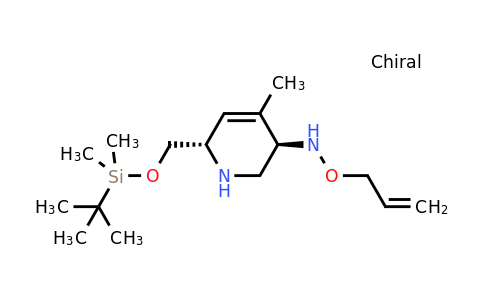 CAS 1467157-48-7 | (3R,6S)-6-{[(tert-butyldimethylsilyl)oxy]methyl}-4-methyl-N-(prop-2-en-1-yloxy)-1,2,3,6-tetrahydropyridin-3-amine
