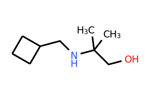 CAS 1467508-64-0 | 2-[(cyclobutylmethyl)amino]-2-methylpropan-1-ol
