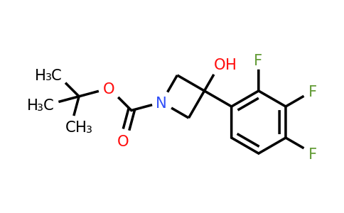 CAS 1468572-12-4 | tert-butyl 3-hydroxy-3-(2,3,4-trifluorophenyl)azetidine-1-carboxylate