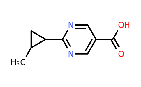 CAS 1468808-18-5 | 2-(2-Methyl-cyclopropyl)-pyrimidine-5-carboxylic acid