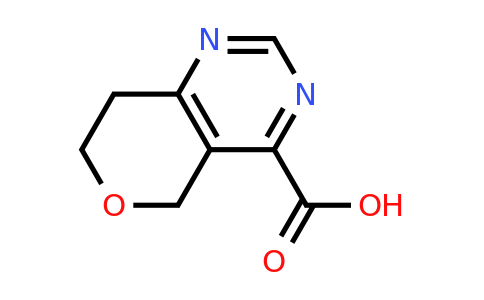 CAS 1468881-88-0 | 5H,7H,8H-pyrano[4,3-d]pyrimidine-4-carboxylic acid