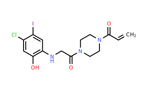 CAS 1469337-95-8 | 1-(4-(2-((4-Chloro-2-hydroxy-5-iodophenyl)amino)acetyl)piperazin-1-yl)prop-2-en-1-one