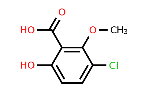 CAS 146984-79-4 | 3-Chloro-6-hydroxy-2-methoxybenzoic acid