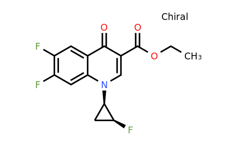 CAS 1470024-53-3 | ethyl 6,7-difluoro-1-[(1R,2S)-2-fluorocyclopropyl]-4-oxo-1,4-dihydroquinoline-3-carboxylate