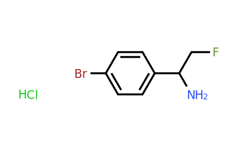 CAS 1470200-30-6 | 1-(4-bromophenyl)-2-fluoroethan-1-amine hydrochloride