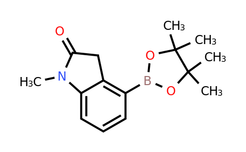 CAS 1471258-32-8 | 1-Methyl-4-(4,4,5,5-tetramethyl-1,3,2-dioxaborolan-2-yl)indolin-2-one
