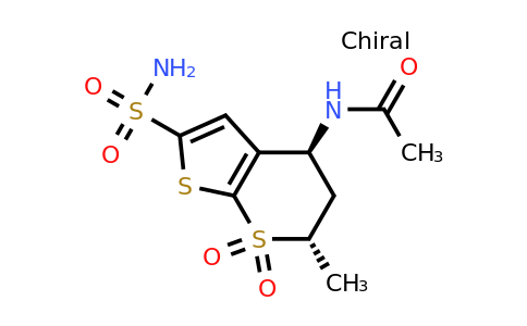 CAS 147200-03-1 | N-((4S,6S)-6-Methyl-7,7-dioxido-2-sulfamoyl-5,6-dihydro-4H-thieno[2,3-b]thiopyran-4-yl)acetamide