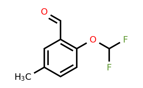 CAS 147249-30-7 | 2-(difluoromethoxy)-5-methylbenzaldehyde