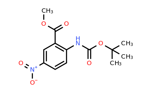 CAS 147290-58-2 | 2-tert-Butoxycarbonylamino-5-nitro-benzoic acid methyl ester