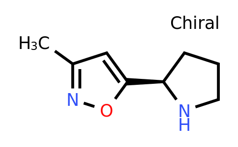 CAS 147402-72-0 | (R)-3-Methyl-5-(pyrrolidin-2-yl)isoxazole