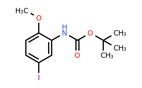 CAS 1474060-74-6 | tert-Butyl n-(5-iodo-2-methoxyphenyl)carbamate