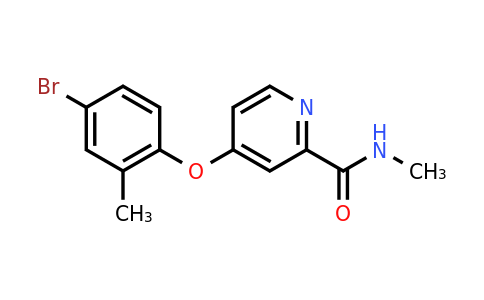 CAS 1474063-45-0 | 4-(4-bromo-2-methylphenoxy)-N-methylpyridine-2-carboxamide