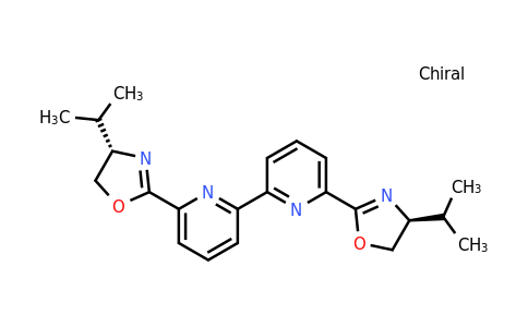 CAS 147409-41-4 | 6,6′-Bis(4-(S)-isopropyl-2-oxazolinyl)-2,2′-bipyridine