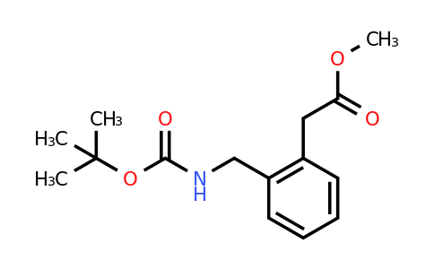 Methyl 2-(2-((tert-butoxycarbonylamino)methyl)phenyl)acetate