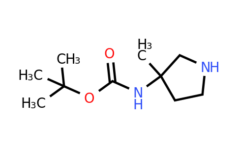 CAS 147459-52-7 | tert-butyl N-(3-methylpyrrolidin-3-yl)carbamate