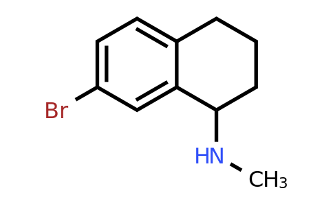 CAS 147514-83-8 | (7-Bromo-1,2,3,4-tetrahydro-naphthalen-1-yl)-methyl-amine