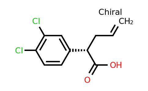 CAS 147643-57-0 | (S)-2-(3,4-Dichlorophenyl)pent-4-enoic acid