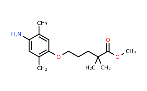 CAS 147686-70-2 | Methyl 5-(4-amino-2,5-dimethylphenoxy)-2,2-dimethylpentanoate