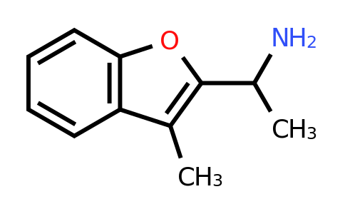 CAS 147724-88-7 | 1-(3-Methyl-1-benzofuran-2-yl)ethan-1-amine