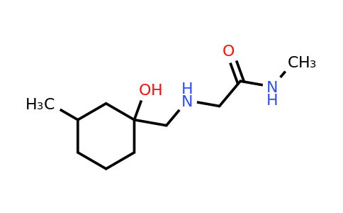 CAS 1477679-26-7 | 2-{[(1-hydroxy-3-methylcyclohexyl)methyl]amino}-N-methylacetamide