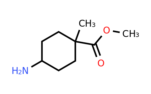 CAS 147905-81-5 | methyl 4-amino-1-methylcyclohexane-1-carboxylate
