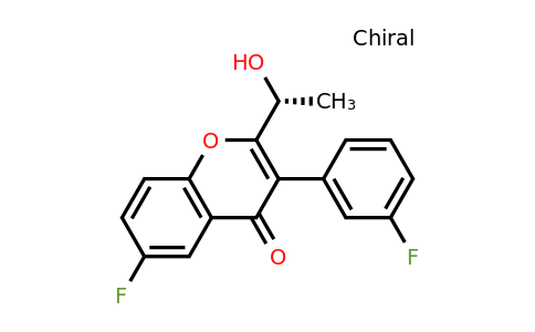 CAS 1479107-10-2 | 4H-1-Benzopyran-4-one, 6-fluoro-3-(3-fluorophenyl)-2-[(1R)-1-hydroxyethyl]-
