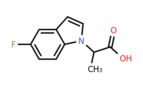 CAS 1479747-05-1 | 2-(5-Fluoro-1H-indol-1-yl)propanoic acid