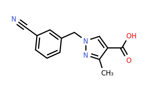 CAS 1479789-43-9 | 1-(3-cyanobenzyl)-3-methyl-1H-pyrazole-4-carboxylic acid