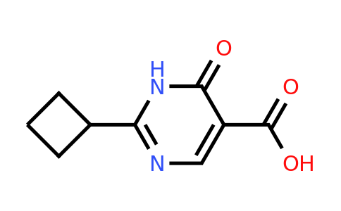 CAS 1479852-60-2 | 2-Cyclobutyl-6-oxo-1,6-dihydropyrimidine-5-carboxylic acid