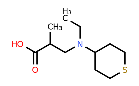 CAS 1480343-78-9 | 3-[ethyl(thian-4-yl)amino]-2-methylpropanoic acid