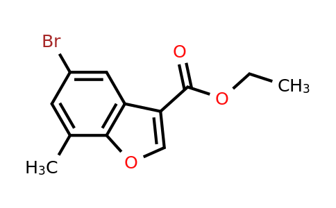 CAS 1480369-70-7 | ethyl 5-bromo-7-methyl-1-benzofuran-3-carboxylate