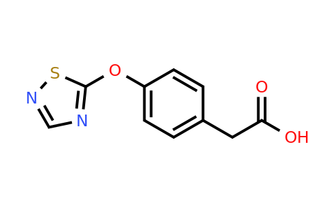 CAS 1480380-88-8 | 2-(4-((1,2,4-Thiadiazol-5-yl)oxy)phenyl)acetic acid