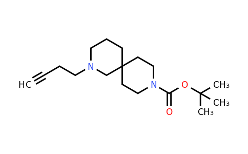 CAS 1480443-53-5 | tert-butyl 2-but-3-ynyl-2,9-diazaspiro[5.5]undecane-9-carboxylate