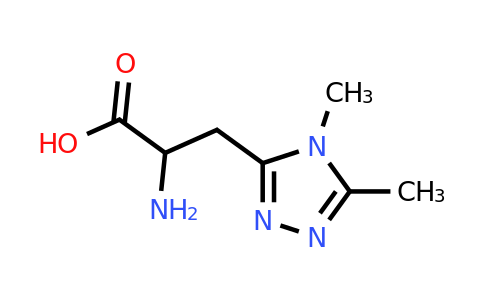 CAS 1480461-04-8 | 2-amino-3-(dimethyl-4H-1,2,4-triazol-3-yl)propanoic acid