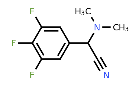 CAS 1481226-18-9 | 2-(Dimethylamino)-2-(3,4,5-trifluorophenyl)acetonitrile
