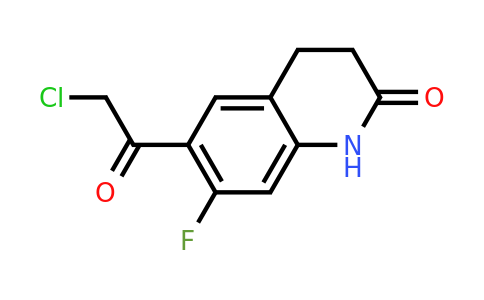 CAS 148136-15-6 | 6-(2-Chloroacetyl)-7-fluoro-1,2,3,4-tetrahydroquinolin-2-one