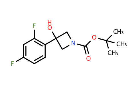 CAS 1482460-15-0 | tert-butyl 3-(2,4-difluorophenyl)-3-hydroxyazetidine-1-carboxylate