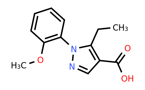 CAS 1482817-29-7 | 5-ethyl-1-(2-methoxyphenyl)-1H-pyrazole-4-carboxylic acid