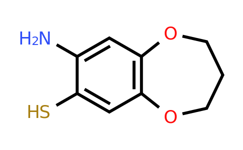 CAS 1483094-45-6 | 8-Amino-3,4-dihydro-2H-benzo[b][1,4]dioxepine-7-thiol