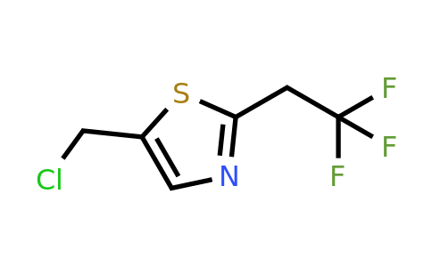 CAS 1483178-86-4 | 5-(chloromethyl)-2-(2,2,2-trifluoroethyl)-1,3-thiazole