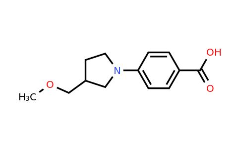 CAS 1483510-54-8 | 4-[3-(methoxymethyl)pyrrolidin-1-yl]benzoic acid