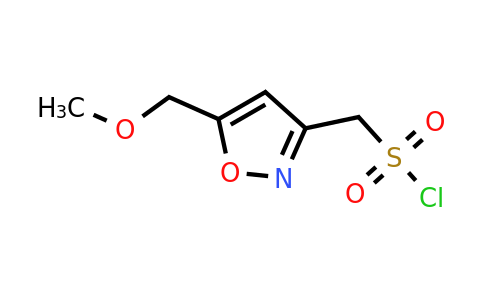 CAS 1483990-11-9 | [5-(methoxymethyl)-1,2-oxazol-3-yl]methanesulfonyl chloride