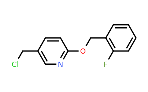 CAS 1484859-68-8 | 5-(chloromethyl)-2-[(2-fluorophenyl)methoxy]pyridine