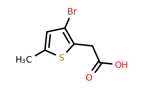 CAS 1484993-84-1 | 2-(3-Bromo-5-methylthiophen-2-yl)acetic acid