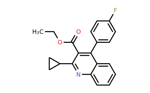 CAS 148516-11-4 | Ethyl 2-cyclopropyl-4-(4-fluorophenyl)quinoline-3-carboxylate